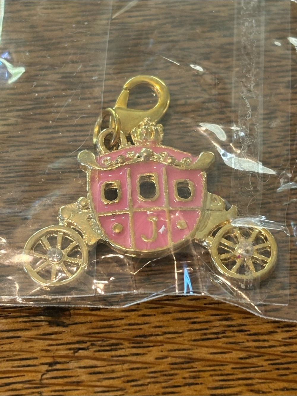 Juicy Couture Pink Princess Carriage Charm Nee